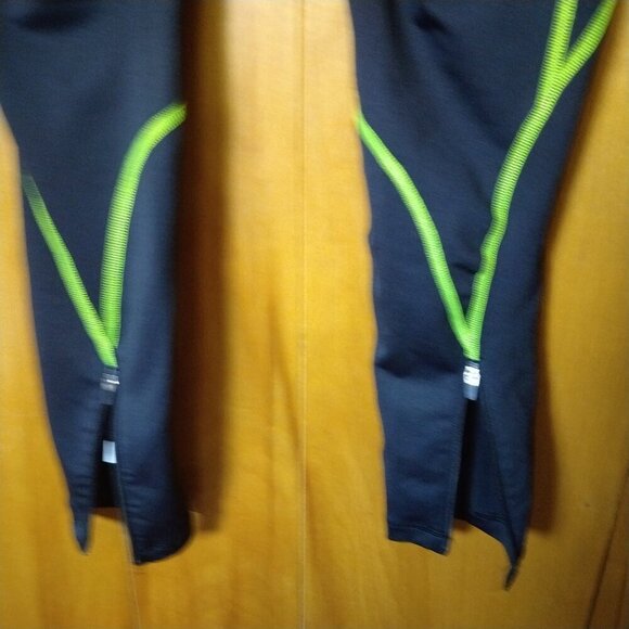 Fila Sport Running Women's Medium Black Pants Zippered Back Leg Athletic - Picture 4 of 7